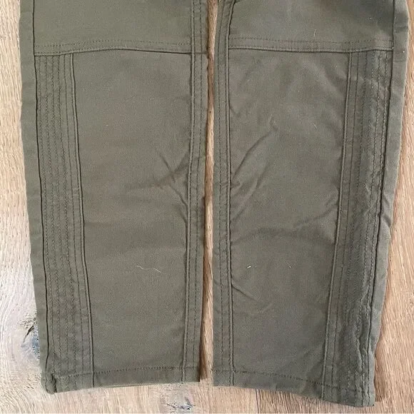 Prana Jenna Women's Pants Outdoor Cargo Green Mid Rise Slim Skinny Leg (Size10) - Picture 11 of 13